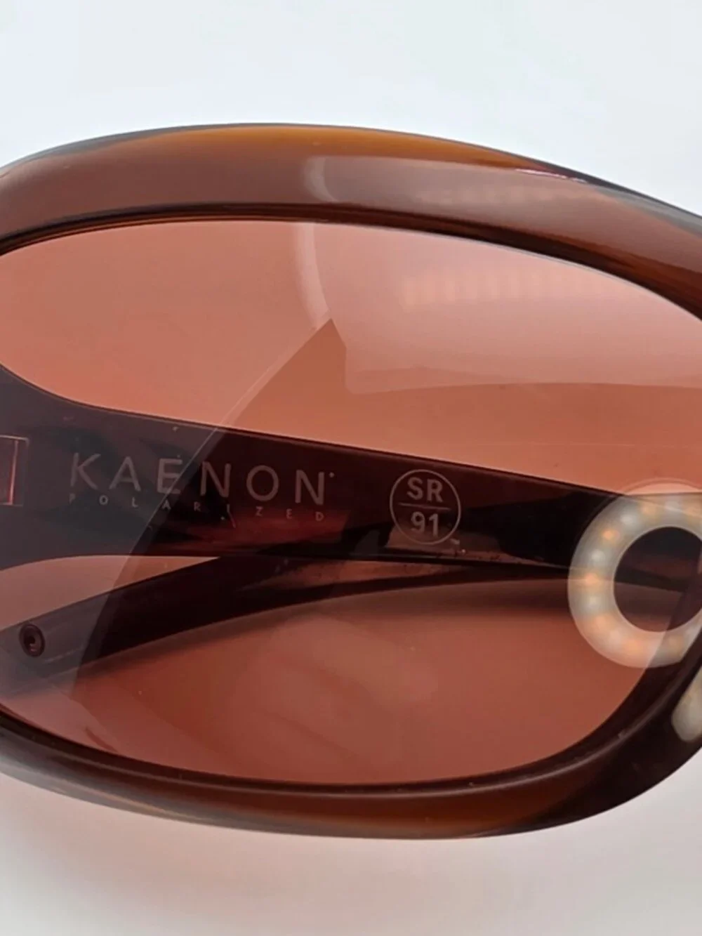 Kaenon Georgia Gold Coast Brown Frame Polarized SR91 Brown Lens Sunglasses Italy